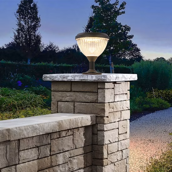 Outdoor Bollard Lighting Parking Garden Lights Modern Aluminum Pillar